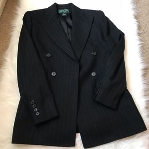 Lauren Ralph Lauren Pinstripe Wool Blazer